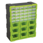 Cabinet Box 39 Drawer - Green/Black