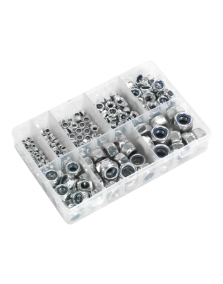 Nylon Locknut Assortment 255pc M4-M16