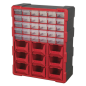 Cabinet Box 39 Drawer - Red/Black