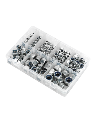 Nylon Locknut Assortment 255pc M4-M16