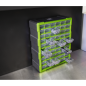 Cabinet Box 60 Drawer - Green/Black