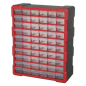 Cabinet Box 60 Drawer - Red/Black