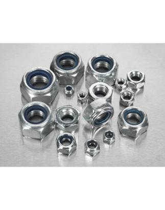 Nylon Locknut Assortment 255pc M4-M16