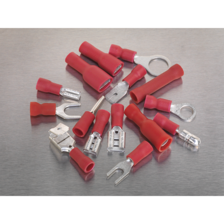 Crimp Terminal Assortment 260pc Red