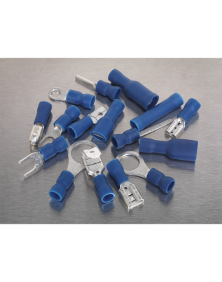 Crimp Terminal Assortment 280pc Blue