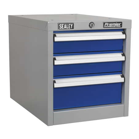 Industrial Triple Drawer Unit for API Series Workbenches