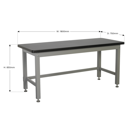 Etabli Industriel En Acier 1,8m