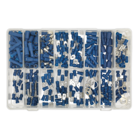 Crimp Terminal Assortment 280pc Blue