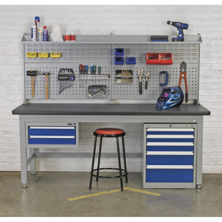 Workbench Steel Industrial 2.1m