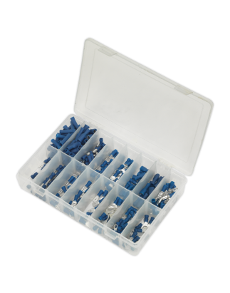 Crimp Terminal Assortment 280pc Blue