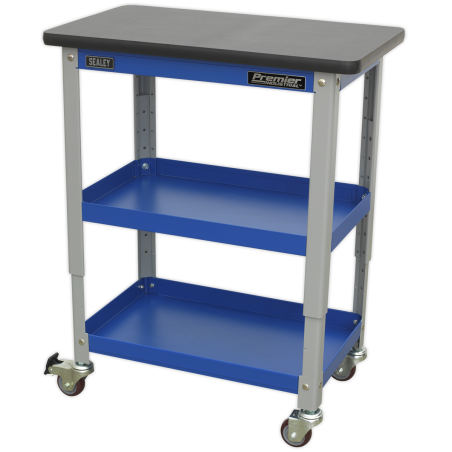 Industrial 3-Level Workshop Trolley