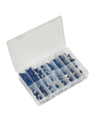 Crimp Terminal Assortment 280pc Blue