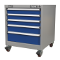 Mobile Industrial Cabinet 5 Drawer