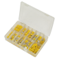 Crimp Terminal Assortment 140pc Yellow