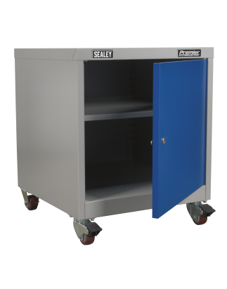 Mobile Industrial Cabinet 1 Shelf Locker