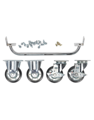 Industrial Handle & Wheel Kit for 565mm Cabinets