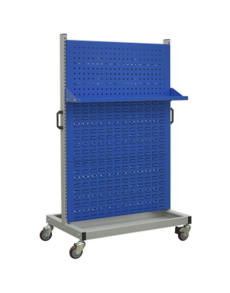 Industrial Mobile Storage System with Shelf