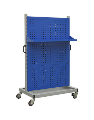 Industrial Mobile Storage System with Shelf