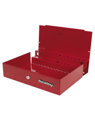 Side Cabinet for Long Handle Tools - Red