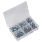 O-Clip Double Ear Assortment 140pc - Zinc Plated