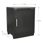 Modular Floor Cabinet 1 Door 775mm Heavy-Duty