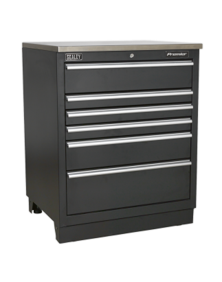 Modular Floor Cabinet 6 Drawer 775mm Heavy-Duty