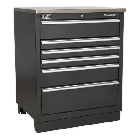 Modular Floor Cabinet 6 Drawer 775mm Heavy-Duty