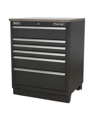 Modular Floor Cabinet 6 Drawer 775mm Heavy-Duty