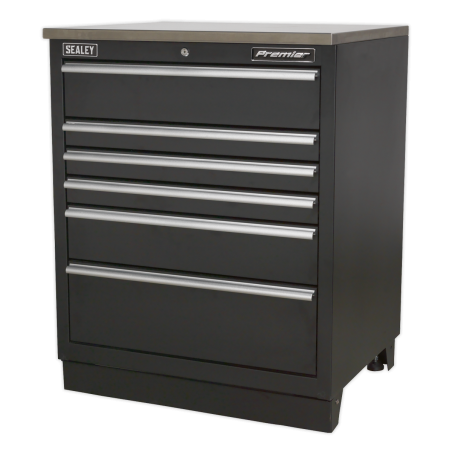 Modular Floor Cabinet 6 Drawer 775mm Heavy-Duty