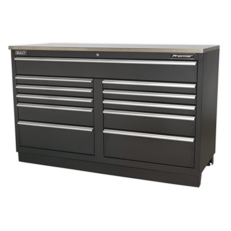 Modular Floor Cabinet 11 Drawer 1550mm Heavy-Duty