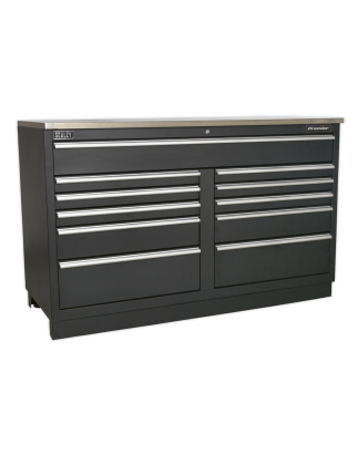 Modular Floor Cabinet 11 Drawer 1550mm Heavy-Duty