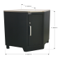 Modular Corner Floor Cabinet 930mm Heavy-Duty