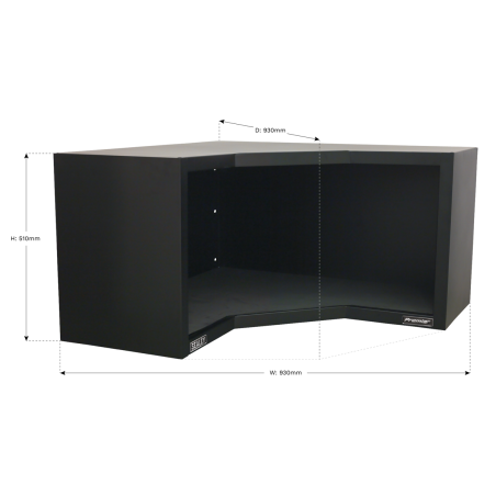 Modular Corner Wall Cabinet 930mm Heavy-Duty