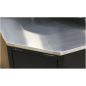 Stainless Steel Corner Worktop 930mm