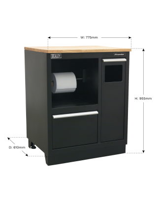 Armoire de sol modulaire multifonction 775 mm robuste