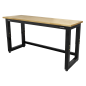 Steel Adjustable Workbench with Wooden Worktop 1830mm - Heavy-Duty