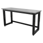 Steel Adjustable Workbench with Stainless Steel Worktop 1830mm - Heavy-Duty