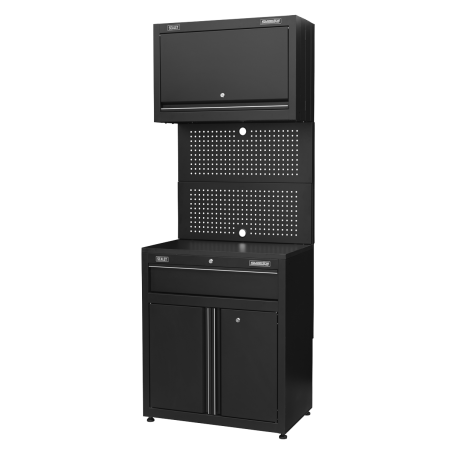 Rapid-Fit 1 Drawer Cabinet & Wall Cupboard