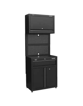 Rapid-Fit 1 Drawer Cabinet & Wall Cupboard