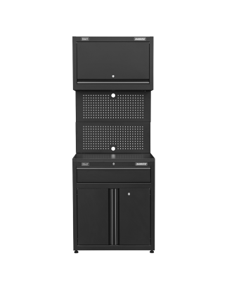 Rapid-Fit 1 Drawer Cabinet & Wall Cupboard