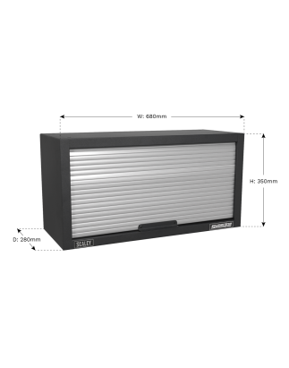 Armoire Murale Modulaire Tambour Façade 680mm