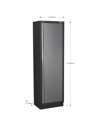 Armoire de sol modulaire pleine hauteur 600 mm