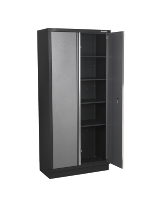 Armoire de sol modulaire 2 portes pleine hauteur 915 mm