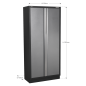 Armoire de sol modulaire 2 portes pleine hauteur 915 mm