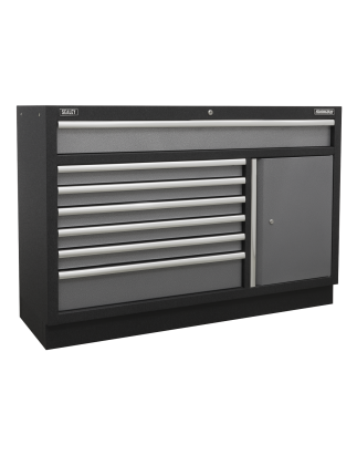 Modular 7 Drawer Floor Cabinet 1360mm