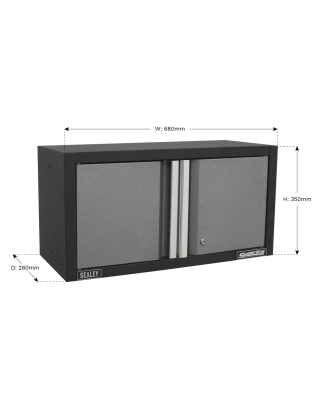 Armoire murale modulaire 2 portes 680mm