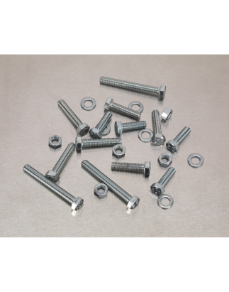 Setscrew, Nut & Washer Assortment 444pc High Tensile M5 Metric