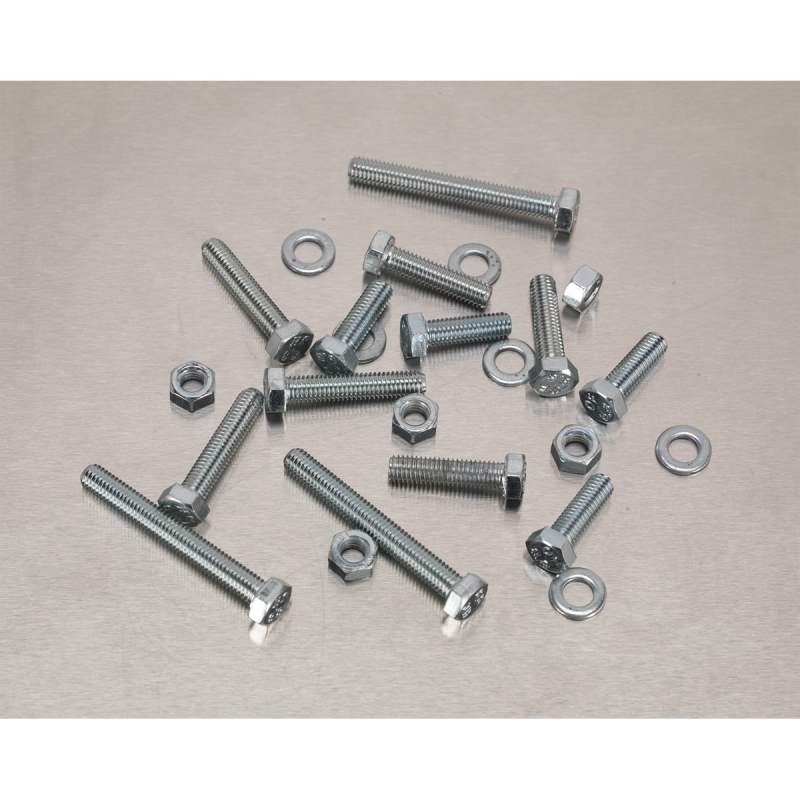 Setscrew, Nut & Washer Assortment 444pc High Tensile M5 Metric