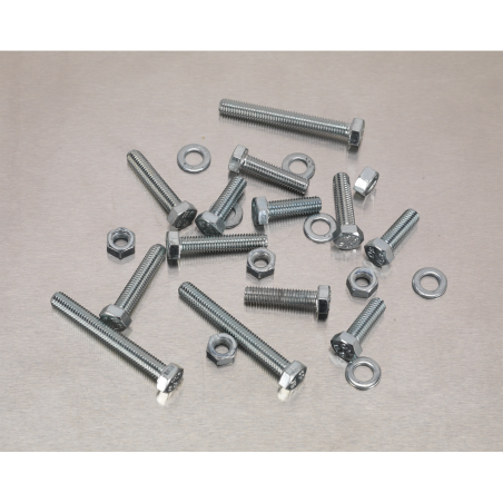 Setscrew, Nut & Washer Assortment 444pc High Tensile M5 Metric