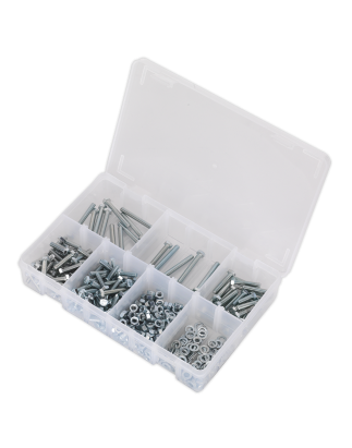 Setscrew, Nut & Washer Assortment 444pc High Tensile M5 Metric